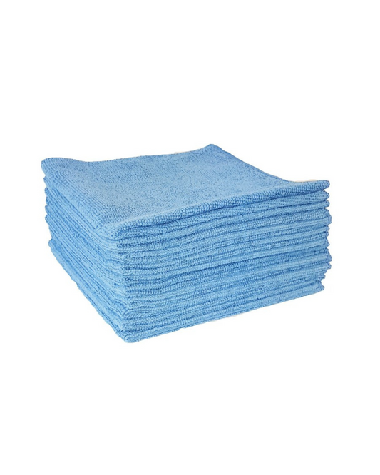 Chiffon Microfibre Bleu