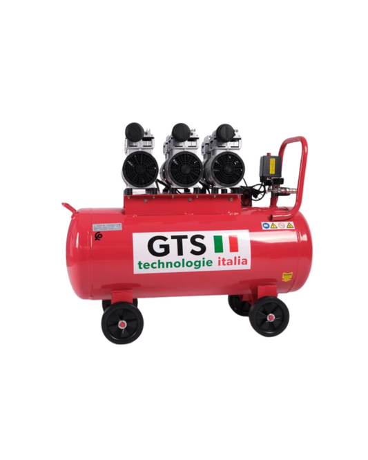 Compresseur d'air 100L silencieux 3 HP Monophasé - GTS