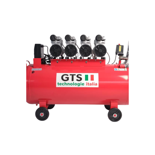 Compresseur d'air 200L silencieux 4 HP Monophasé - GTS
